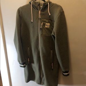 KARI TRAA Women’s Mid Layer Fleece Jacket Olive S